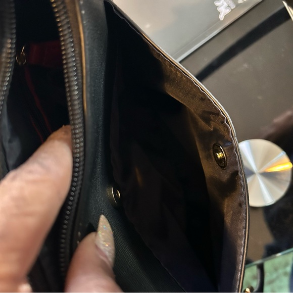 Tommy Hilfiger Black Crossbody Bag with Gold Accents - Picture 8 of 10